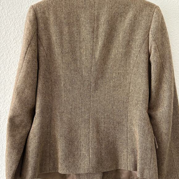 Brown Tweed Equestrian RL Style Jacket by Together Women's Size 10 Vintage - Picture 6 of 10